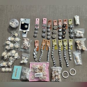 Embellishment Rhinestone & Pearl Craft Bead Jewlery Gallery Bliss Buttons Trims